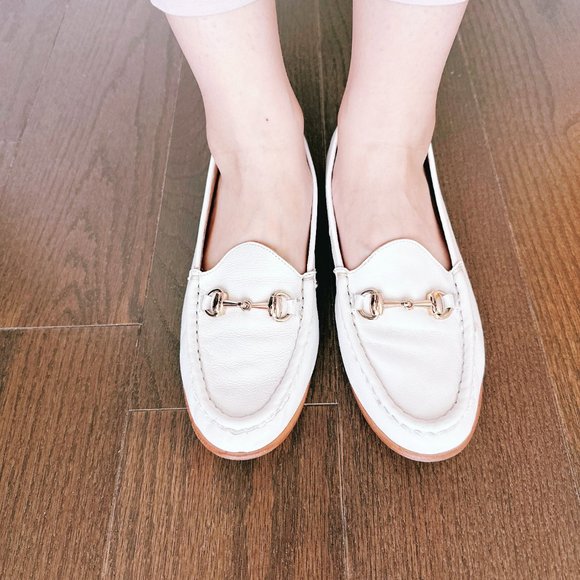 JEFFREY CAMPBELL Garcon White Loafers - Size 7 - Picture 2 of 7
